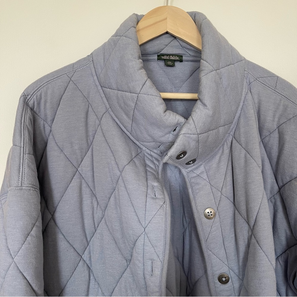 Wild Fable Quilted Jacket Blue
